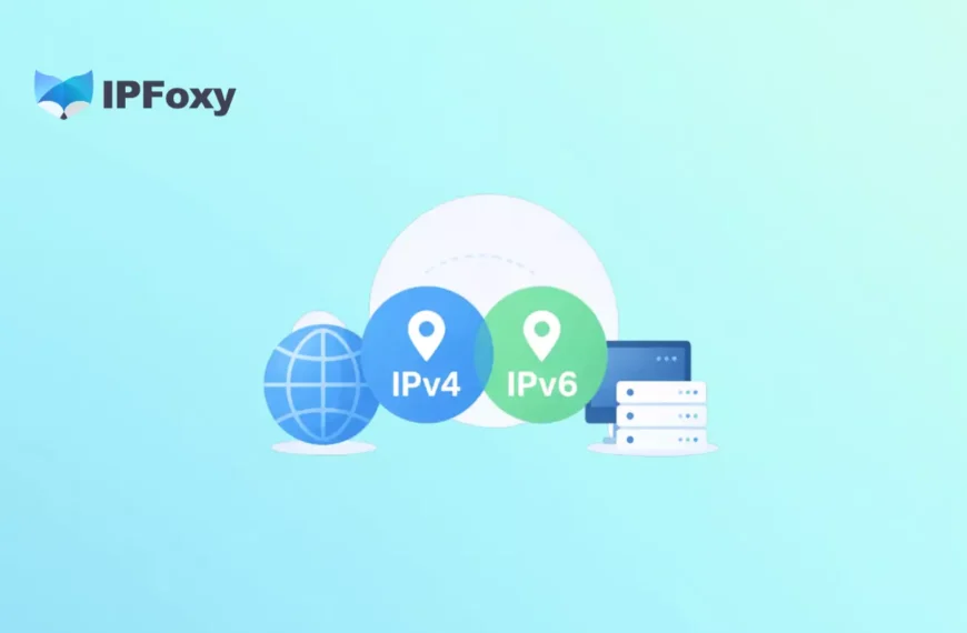 IPFoxy代理类型选择：IPv4代理与IPv6代理的选型及&hellip;