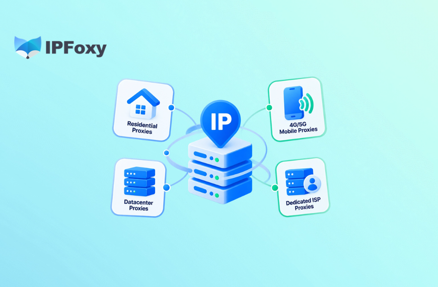 IP代理类型介绍：住宅IP、机房IP、移动IP等区别与选择